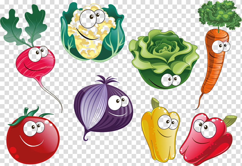 cartoon vegetable food vegetarian food icon, Cartoon, Side Dish, Food Group transparent background PNG clipart