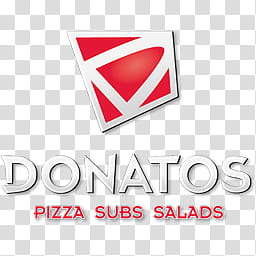 Pizza Parlor Americana, Donatos logo transparent background PNG clipart