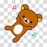 Facebook Rilakkuma stickers by transparent background PNG clipart