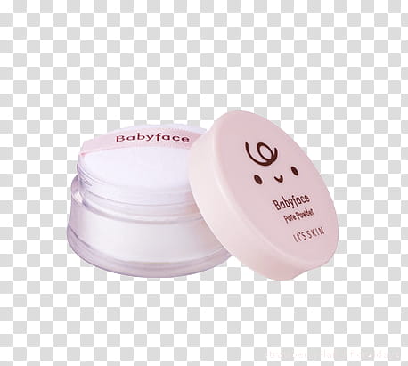 AESTHETIC, pink Babyface face powder transparent background PNG clipart
