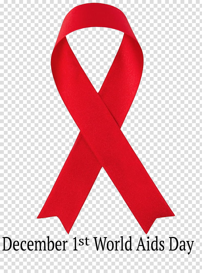 Red Background Ribbon, Logo, Hivaids, World Aids Day, Necktie, Line, Symbol transparent background PNG clipart