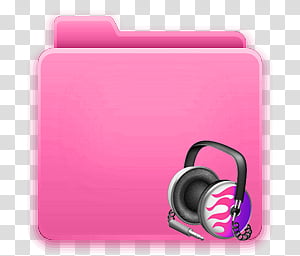 pink folder illustration transparent background PNG clipart thumbnail