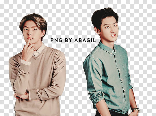 Exo Sehun And Chanyeol Render transparent background PNG clipart