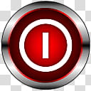 PrimaryCons Red, turn on button art transparent background PNG clipart