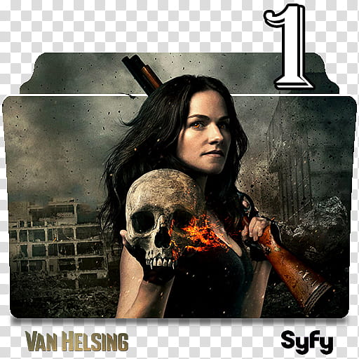 Van Helsing series and season folder icons, Van Helsing S ( transparent background PNG clipart