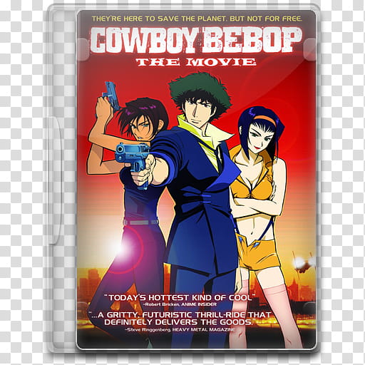 Movie Icon Mega , Cowboy Bebop, The Movie, Cowboy Bebop The Movie DVD transparent background PNG clipart