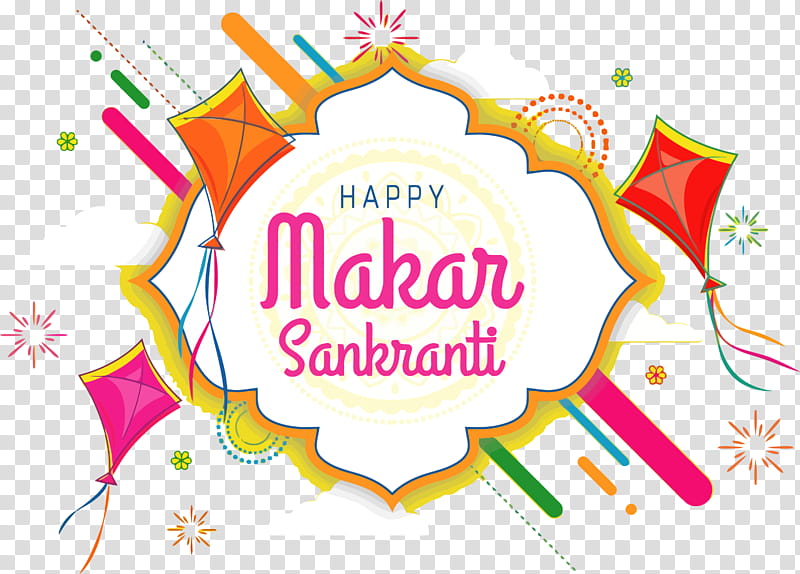 Happy makar sankranti written hindi/ marathi means happy makar • wall  stickers isolated, concept, light | myloview.com