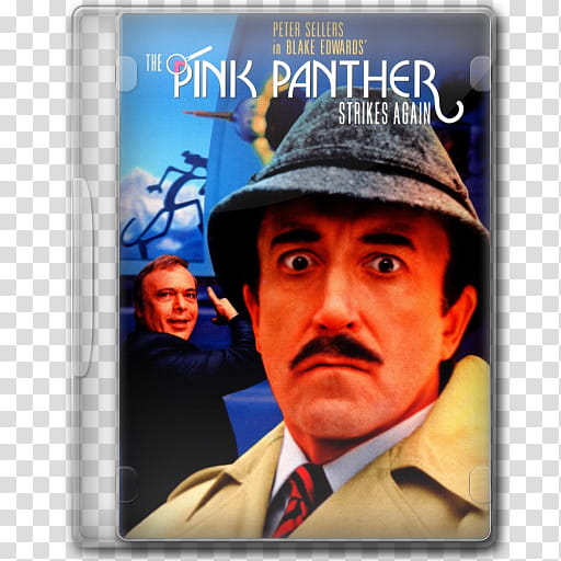 the BIG Movie Icon Collection P, The Pink Panther Strikes Again  transparent background PNG clipart