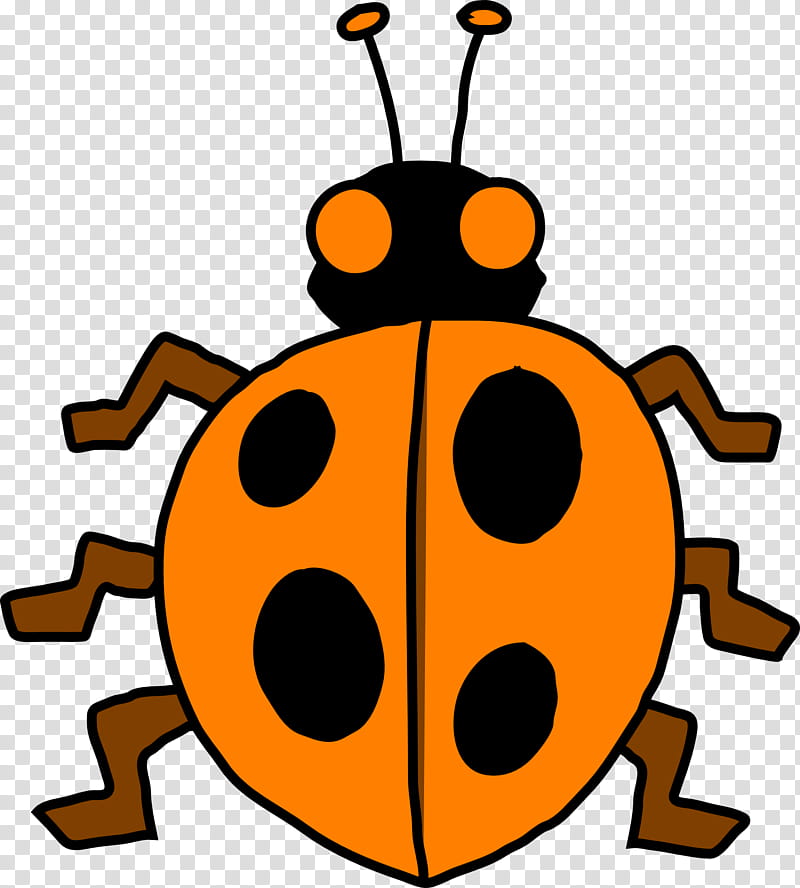 Ladybird, Ladybird Beetle, Drawing, Coloring Book, Cartoon, Printing, Orange, Insect transparent background PNG clipart