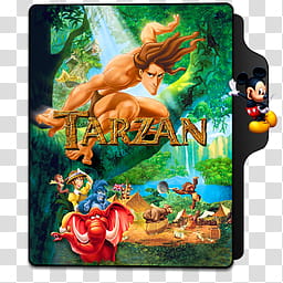 Tarzan Folder Icon transparent background PNG clipart