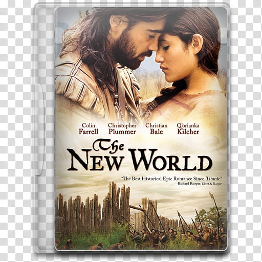 Movie Icon , The New World, The New World DVD case illustration transparent background PNG clipart