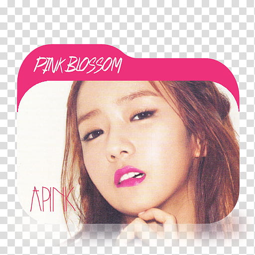 APINK PINK BLOSSOM EXTREME FOLDER ICONS , Bomi # transparent background PNG clipart