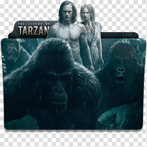 The Legend of Tarzan  Folder Icon , The Legend of Tarzan v transparent background PNG clipart