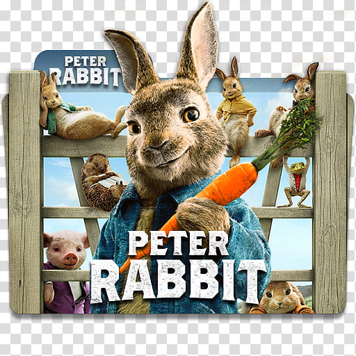 Peter Rabbit  Folder Icon , Peter Rabbit logo transparent background PNG clipart