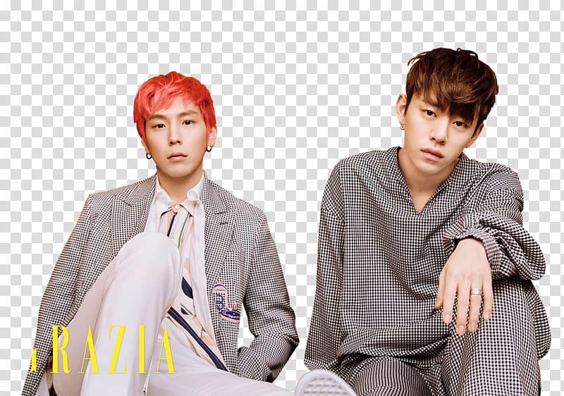 Himchan y Daehyun  BoomShakalaka s, -(WrappedInPolythene) transparent background PNG clipart