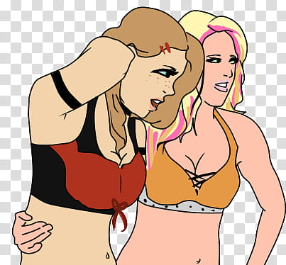 Lena+Sunshine vs Maxine+Natalya transparent background PNG clipart