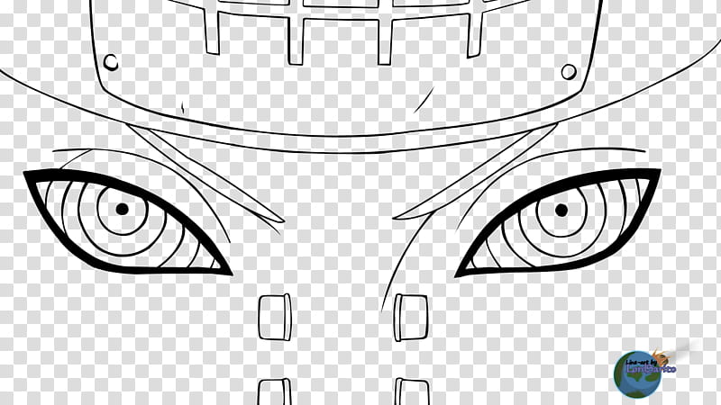 Pain Lineart Lord Sarito, Naruto character illustration transparent background PNG clipart