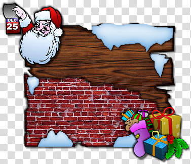 My Xmas rainy, Santa Claus illustration transparent background PNG clipart