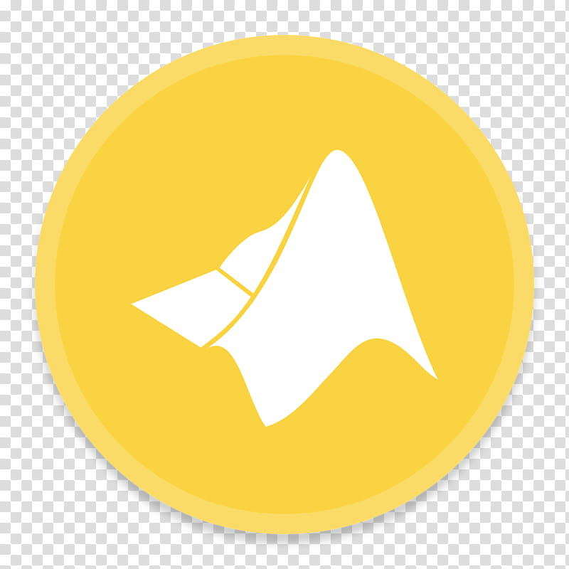 Button UI Requests, round white and yellow mountain icon transparent background PNG clipart