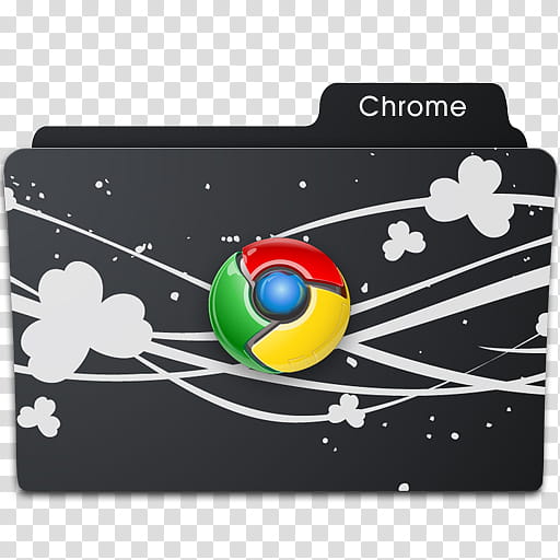 Programm , black Chrome folder icon transparent background PNG clipart