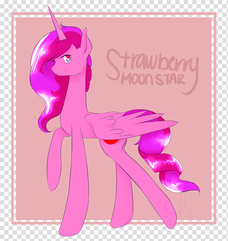 , strawberry moonstar transparent background PNG clipart