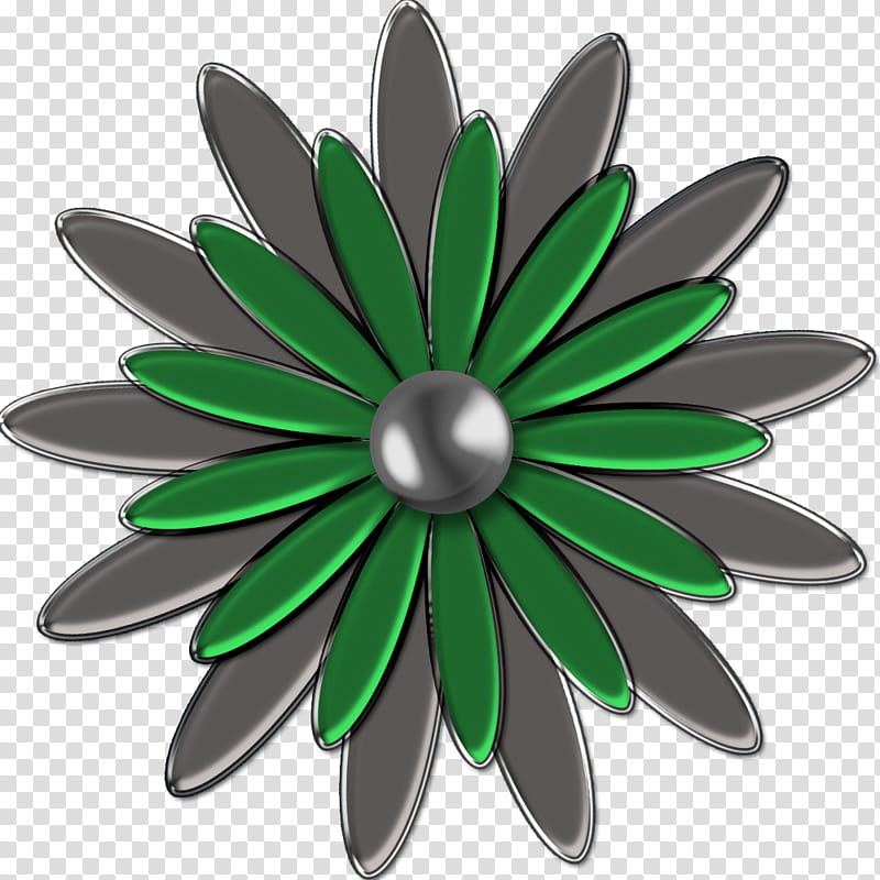 Decorative flowerses in, green and gray flower art transparent background PNG clipart