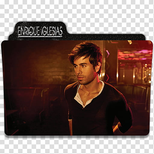 Enrique Iglesias Folder Icon  transparent background PNG clipart