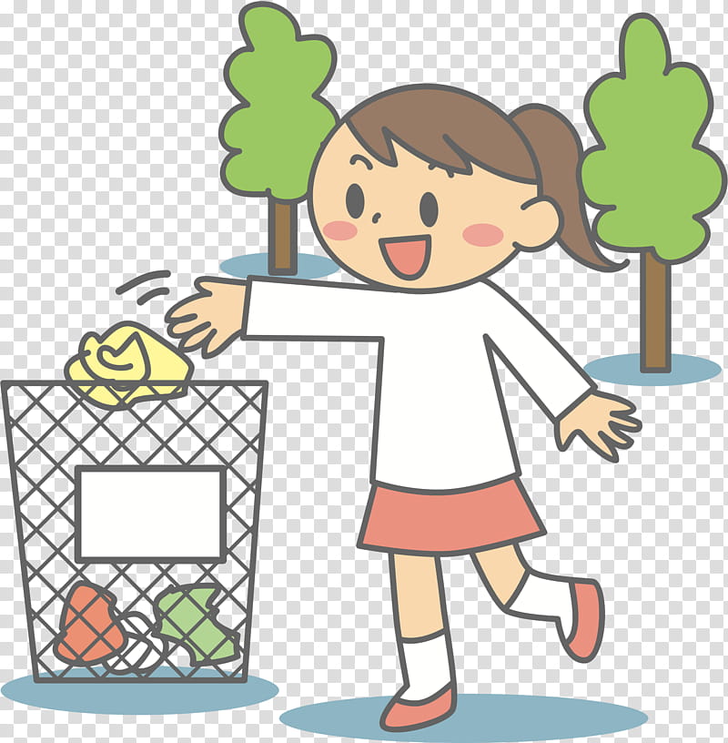 kids picking up trash clip art