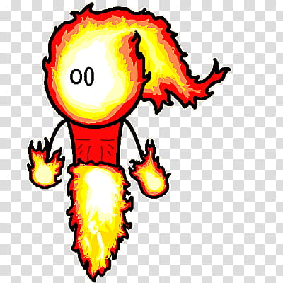 Fire Elemental, OotS Style. transparent background PNG clipart