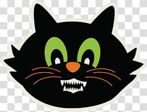 Halloween s, black cat transparent background PNG clipart