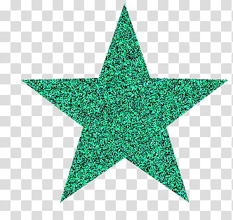 Glitter Star, green and black star art transparent background PNG clipart