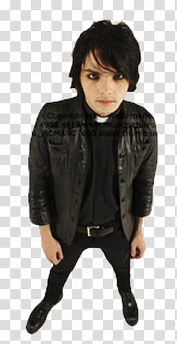Gerard Way transparent background PNG clipart