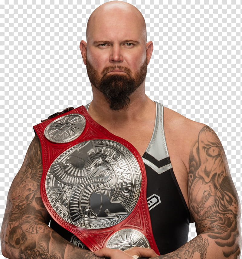 Luke Gallows RAW Tag Team Champion  transparent background PNG clipart