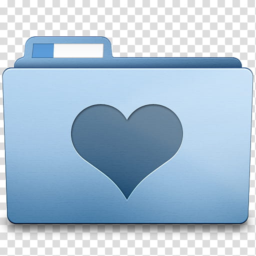 Folder Replacement, teal heart folder icon transparent background PNG clipart