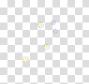 Cute Christmas Xp Yellow And Pink Stars Transparent