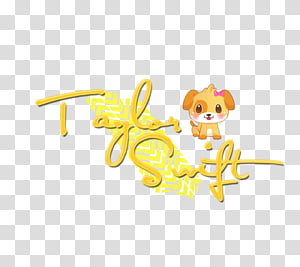 yellow Taylor Swift illustration transparent background PNG clipart thumbnail