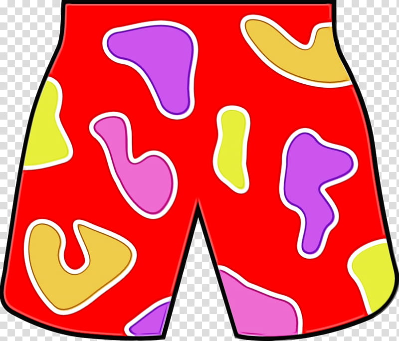 clothing pink active shorts shorts sportswear, Watercolor, Paint, Wet Ink transparent background PNG clipart