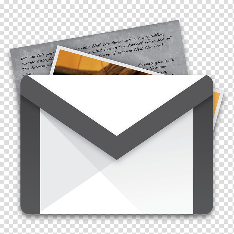 Google Dark Icons, Gmail transparent background PNG clipart
