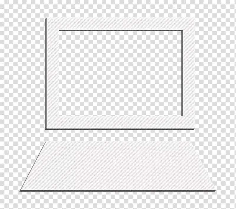 laptop icon, Black, White, Text, Rectangle, Light, Line, Snapshot transparent background PNG clipart