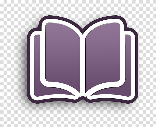 Open Book, Education Icon, Open Book Icon, Business Icon, Logo, Brand, Purple, Meter transparent background PNG clipart