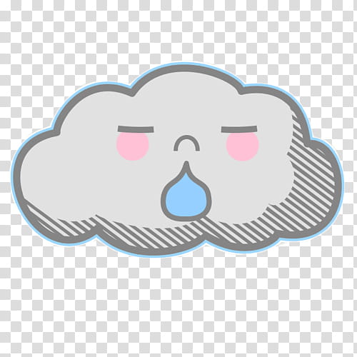 O, grey cloud illustration transparent background PNG clipart