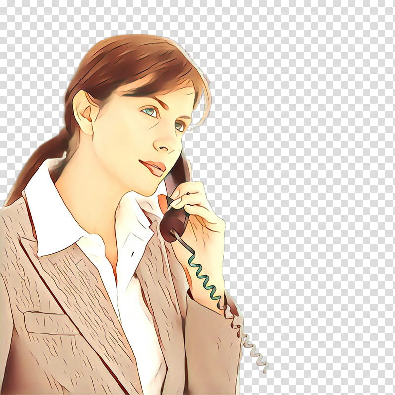 hair hairstyle nose chin forehead, Lip, Brown Hair, Long Hair, Gesture, Ear transparent background PNG clipart