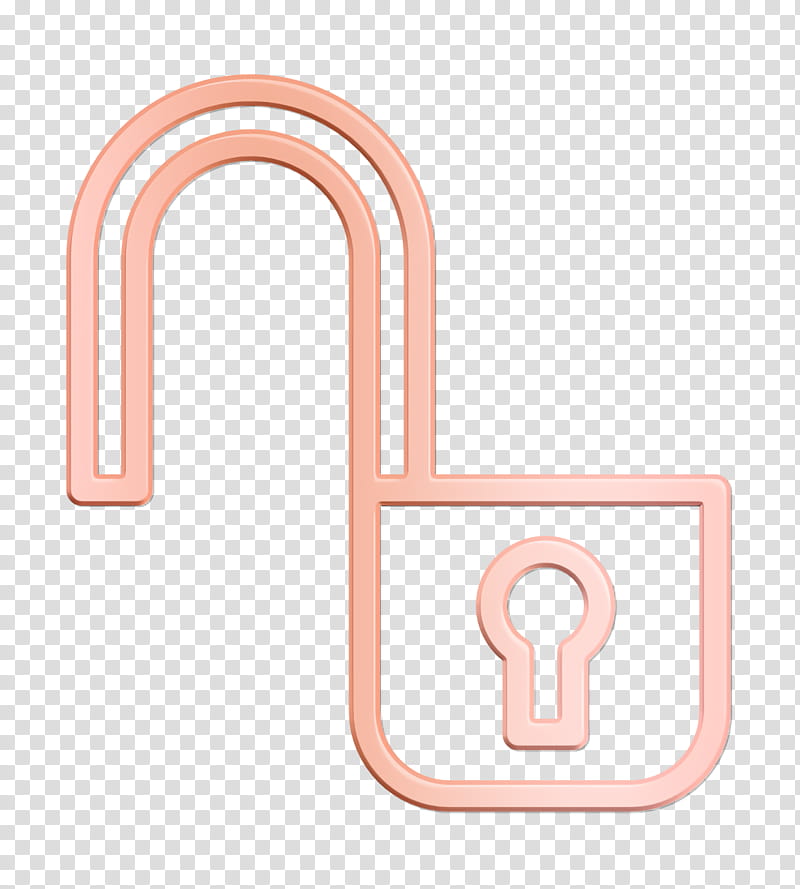 Number Icon, Padlock Icon, Ui Icon, Unlock Icon, Line, Meter, Pink, Material Property transparent background PNG clipart