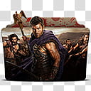 TV Series Folder Icons, Spartacus x transparent background PNG clipart