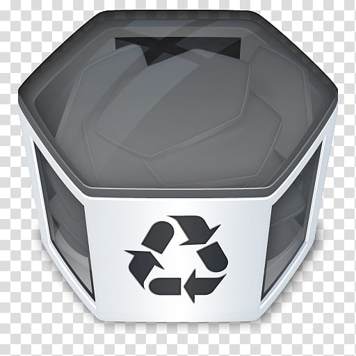 Senary System, gray and white recycling box transparent background PNG clipart