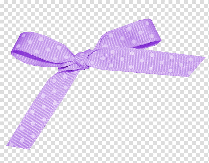 polkaribbon, tied purple and white polka-dot bow transparent background PNG clipart