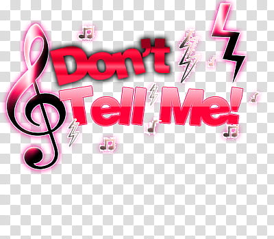 Textos AVRIL, Don't Tell Me! music transparent background PNG clipart