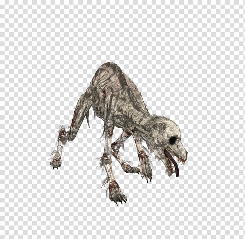 Undead Dogs xps mmd, gray zombie dog illustration transparent background PNG clipart