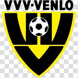Team Logos, VVV Venlo soccer logo transparent background PNG clipart