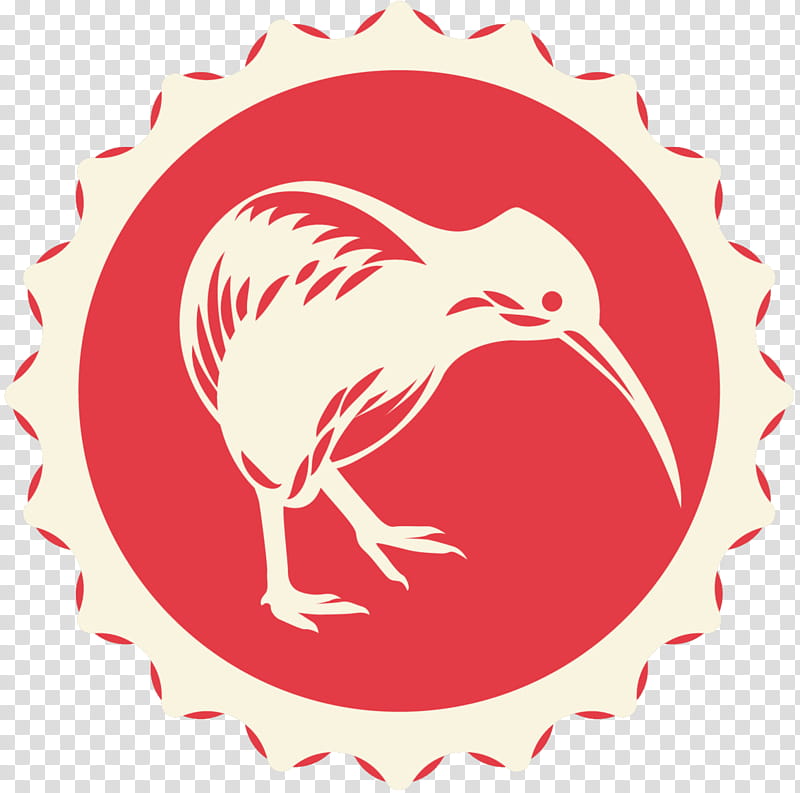 Kiwi Bird, Rooster, Logo, Beak, Water Bird, Red, Flightless Bird, Chicken transparent background PNG clipart